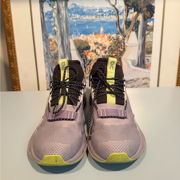 On Cloudnova Running women’s Cloudtec Sneakers - Purple and Black - Picture 4 of 4